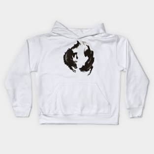 ink wolves Kids Hoodie